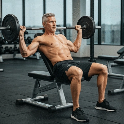 Man exercising, representing testosterone health and vitality