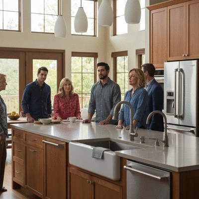 Man feeling tired and looking at a scale, symbolizing fatigue and weight gain